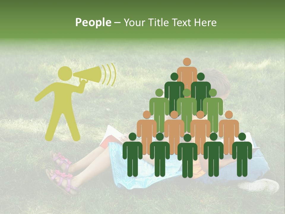 Park Boy Outside PowerPoint Template