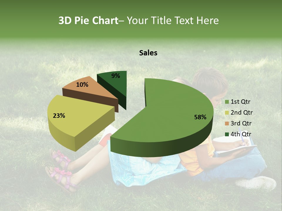Park Boy Outside PowerPoint Template