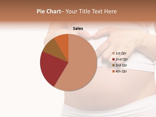 Navel Arm Caress PowerPoint Template