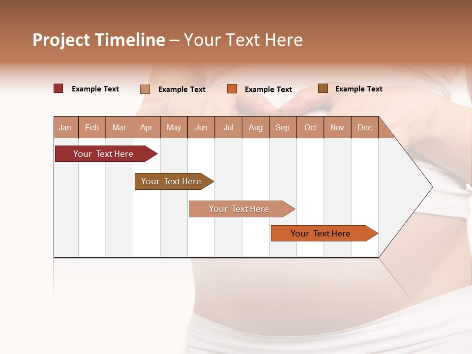Navel Arm Caress PowerPoint Template