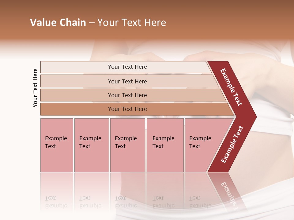 Navel Arm Caress PowerPoint Template