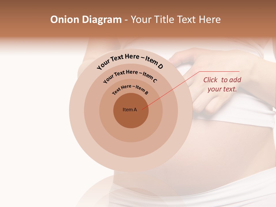 Navel Arm Caress PowerPoint Template