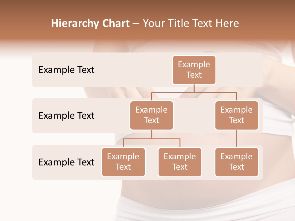 Navel Arm Caress PowerPoint Template