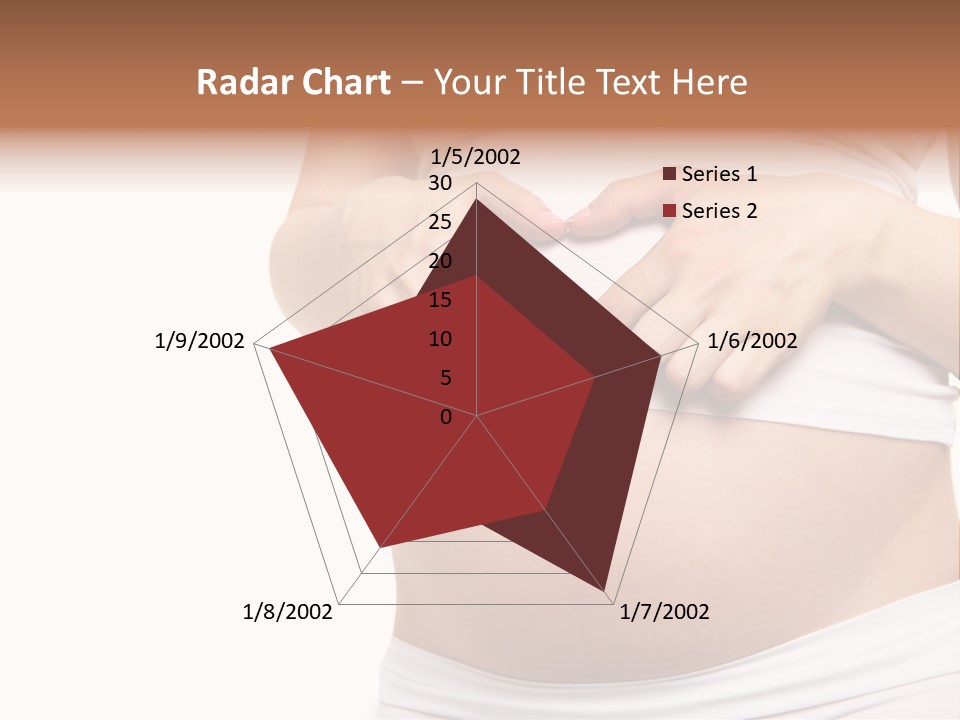 Navel Arm Caress PowerPoint Template