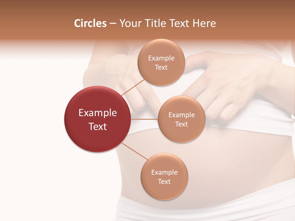 Navel Arm Caress PowerPoint Template