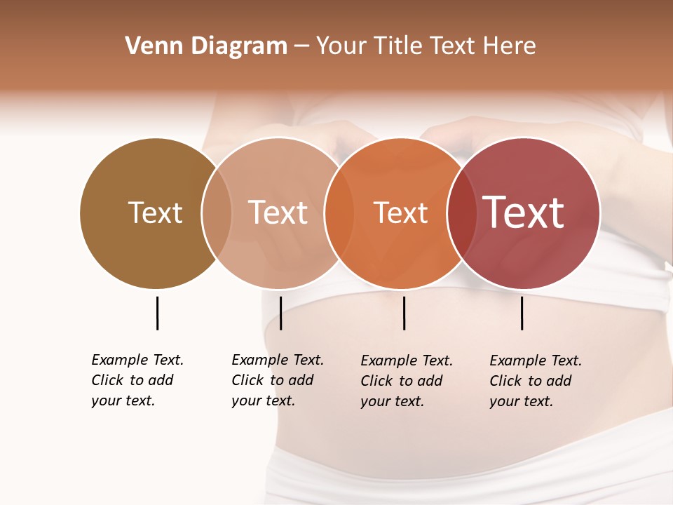 Navel Arm Caress PowerPoint Template