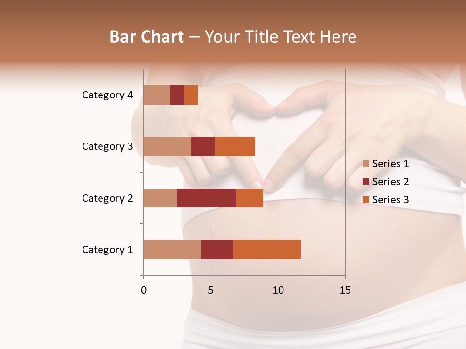 Navel Arm Caress PowerPoint Template