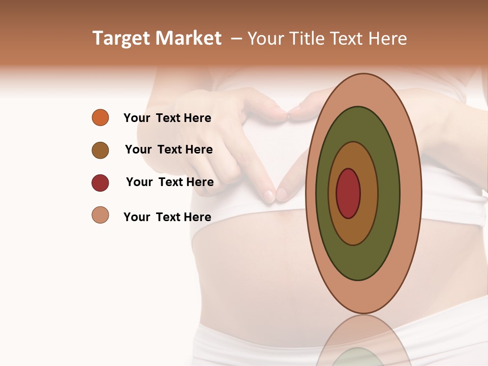 Navel Arm Caress PowerPoint Template