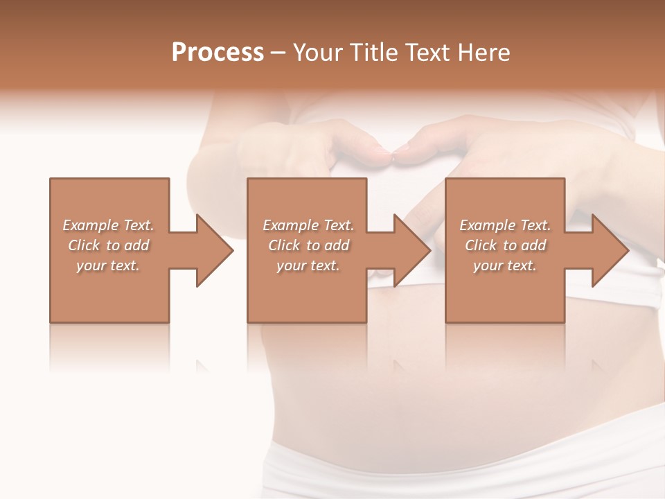 Navel Arm Caress PowerPoint Template