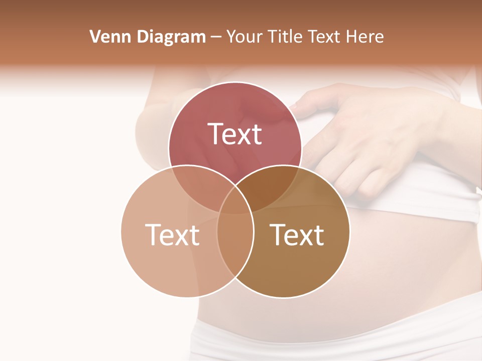 Navel Arm Caress PowerPoint Template