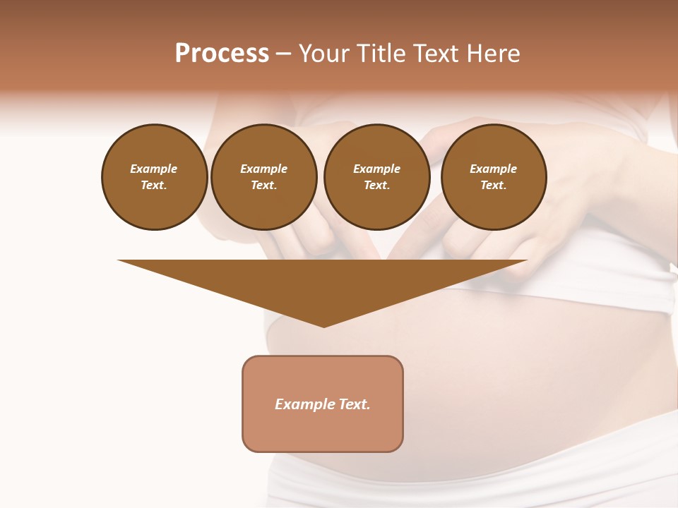 Navel Arm Caress PowerPoint Template