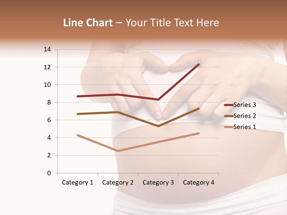 Navel Arm Caress PowerPoint Template