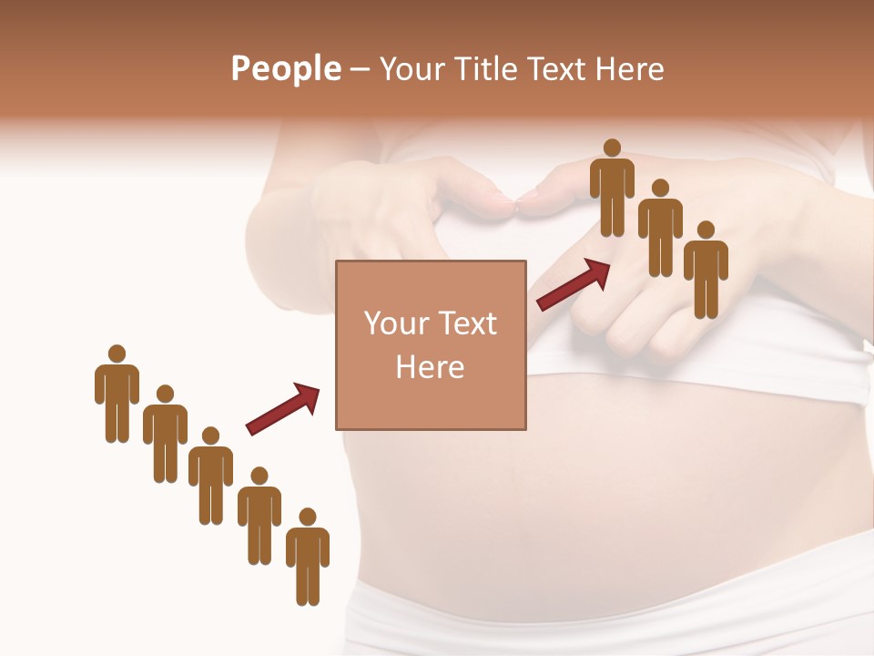 Navel Arm Caress PowerPoint Template