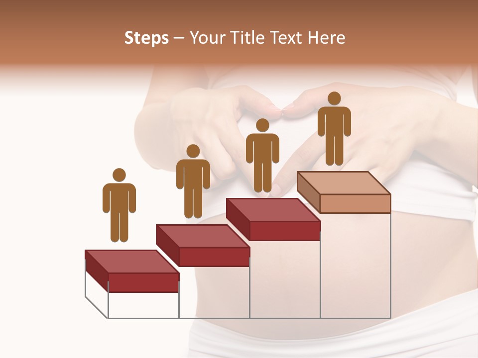 Navel Arm Caress PowerPoint Template