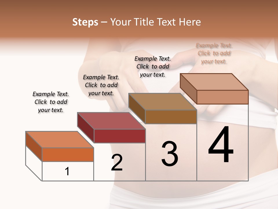 Navel Arm Caress PowerPoint Template