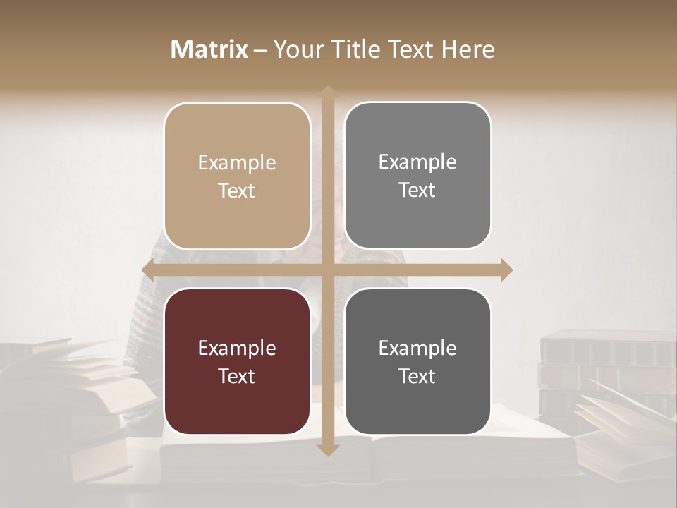 Read White Grandfather PowerPoint Template