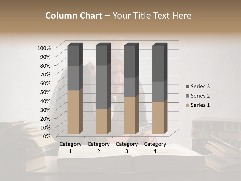 Read White Grandfather PowerPoint Template