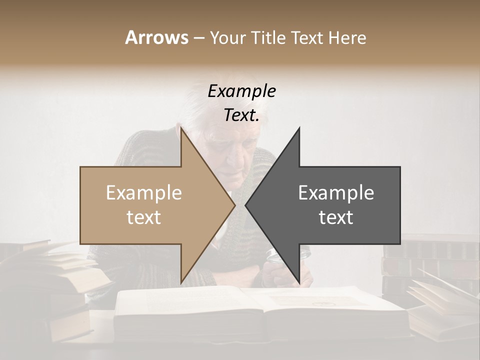 Read White Grandfather PowerPoint Template