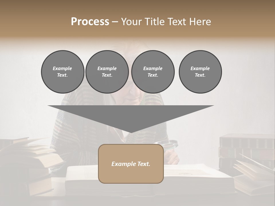 Read White Grandfather PowerPoint Template