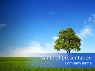 Horizon White Season PowerPoint Template