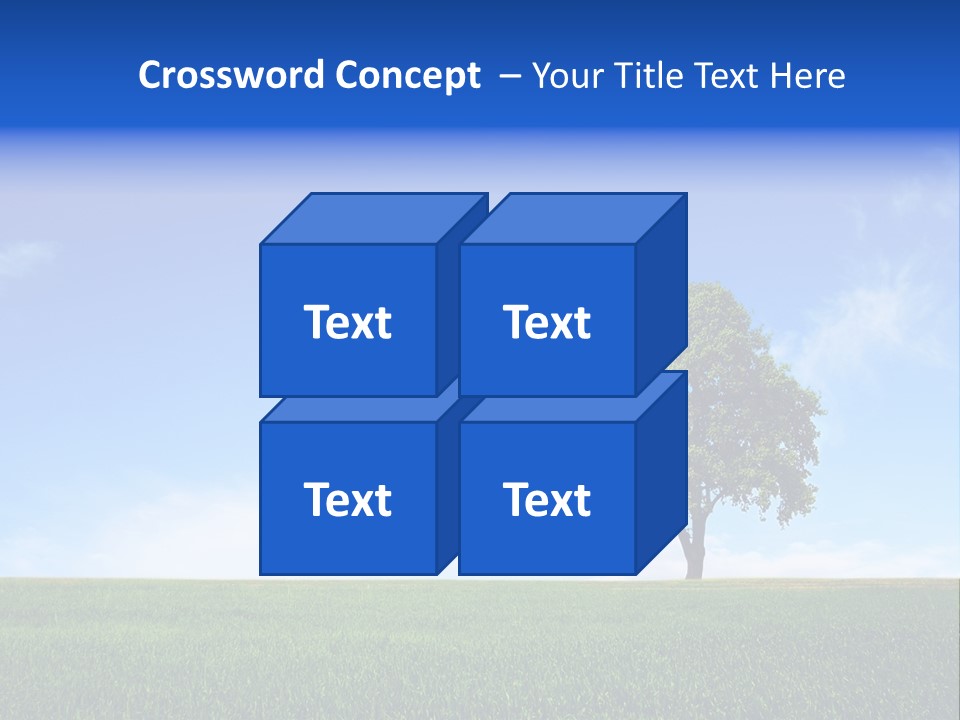 Horizon White Season PowerPoint Template