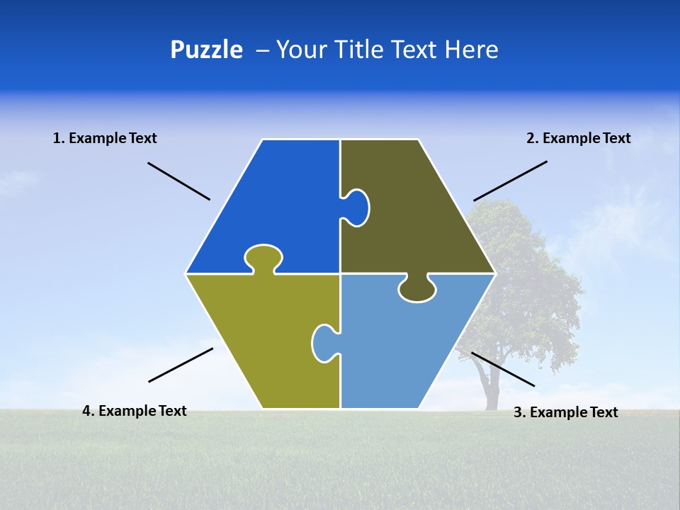 Horizon White Season PowerPoint Template