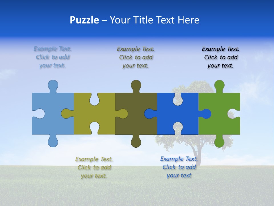 Horizon White Season PowerPoint Template