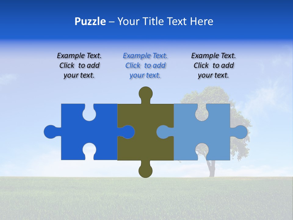 Horizon White Season PowerPoint Template