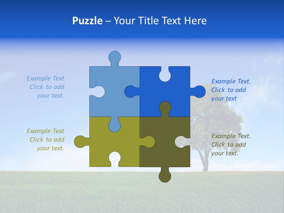 Horizon White Season PowerPoint Template