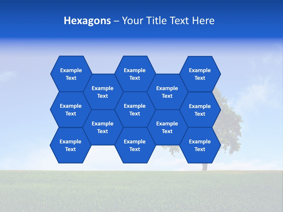 Horizon White Season PowerPoint Template