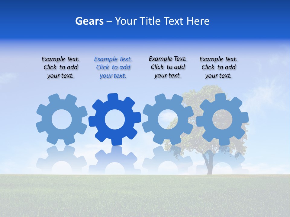 Horizon White Season PowerPoint Template