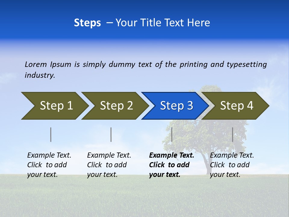 Horizon White Season PowerPoint Template