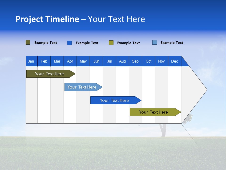 Horizon White Season PowerPoint Template