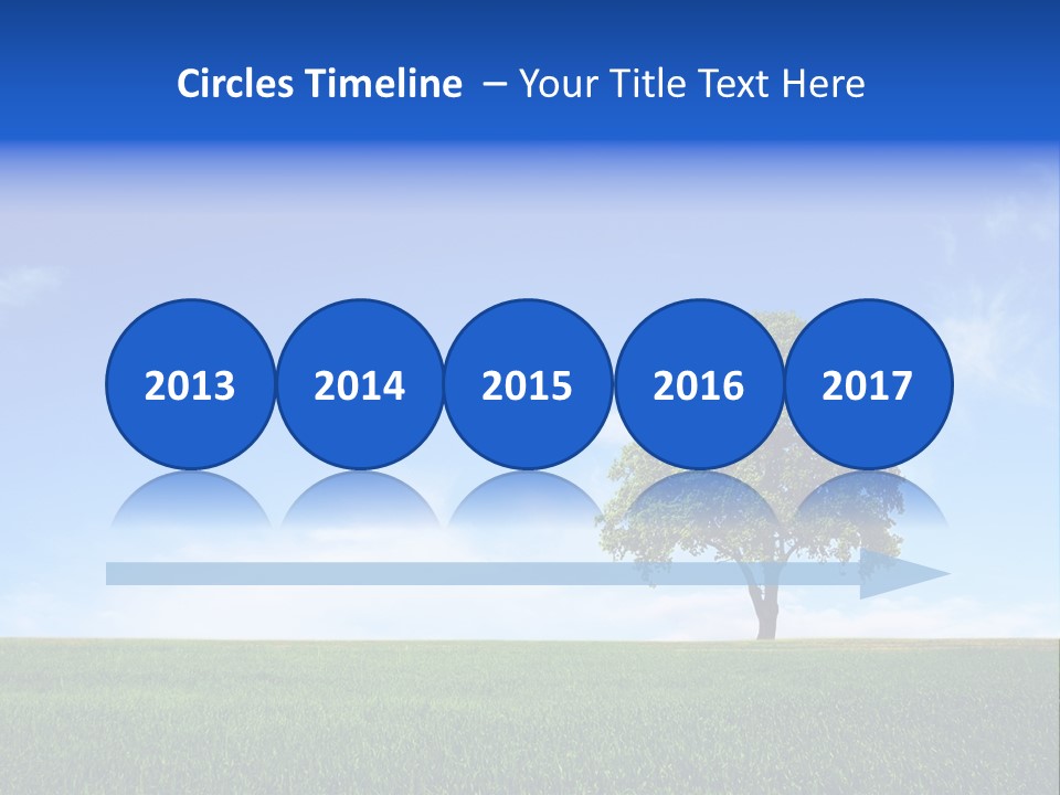 Horizon White Season PowerPoint Template