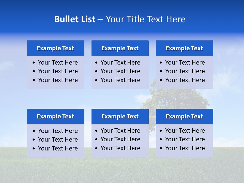 Horizon White Season PowerPoint Template