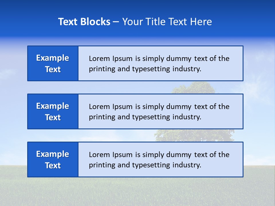 Horizon White Season PowerPoint Template