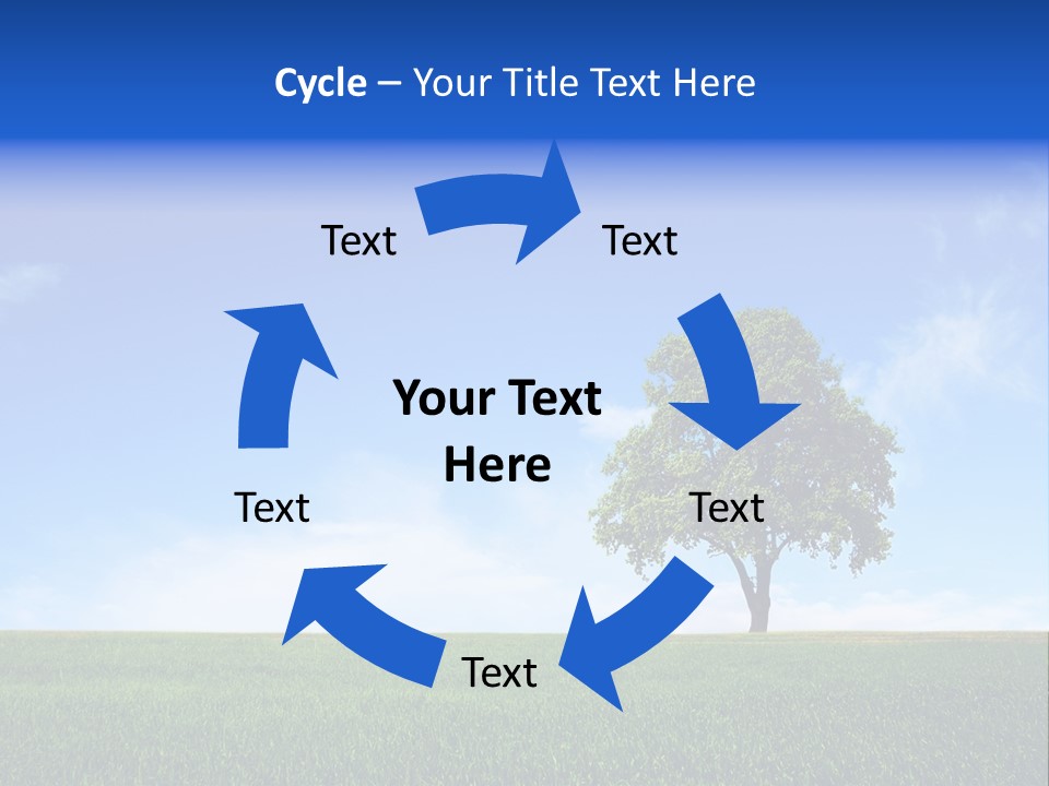 Horizon White Season PowerPoint Template