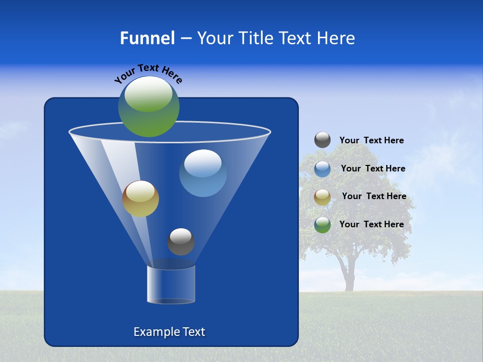 Horizon White Season PowerPoint Template