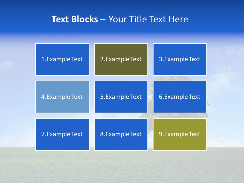 Horizon White Season PowerPoint Template