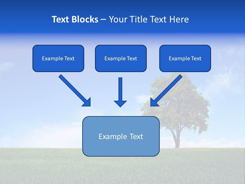 Horizon White Season PowerPoint Template