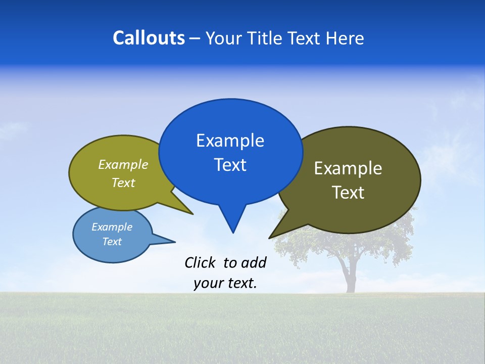 Horizon White Season PowerPoint Template