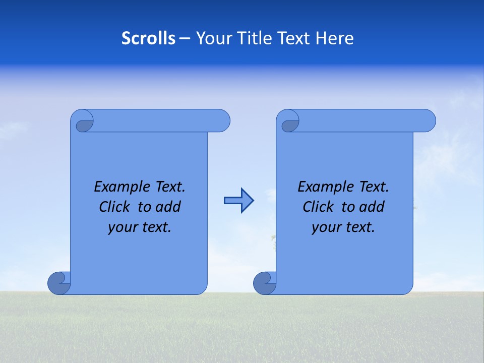Horizon White Season PowerPoint Template