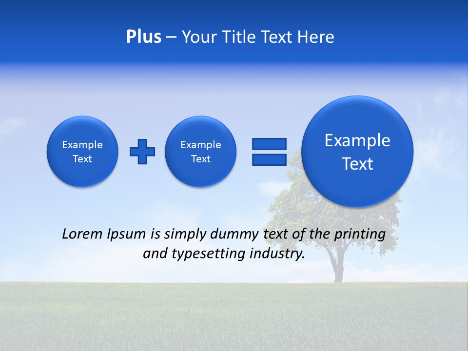 Horizon White Season PowerPoint Template