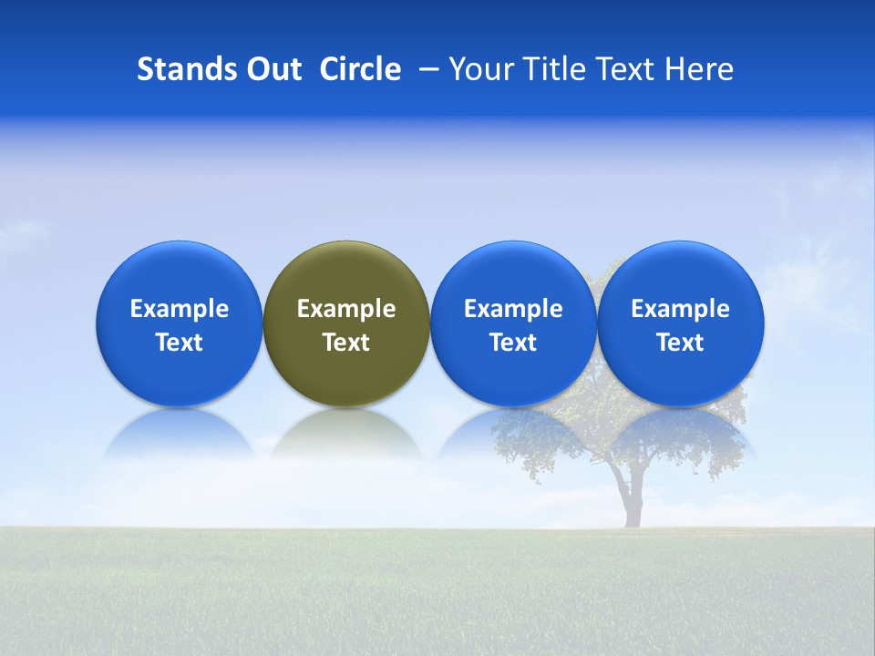 Horizon White Season PowerPoint Template