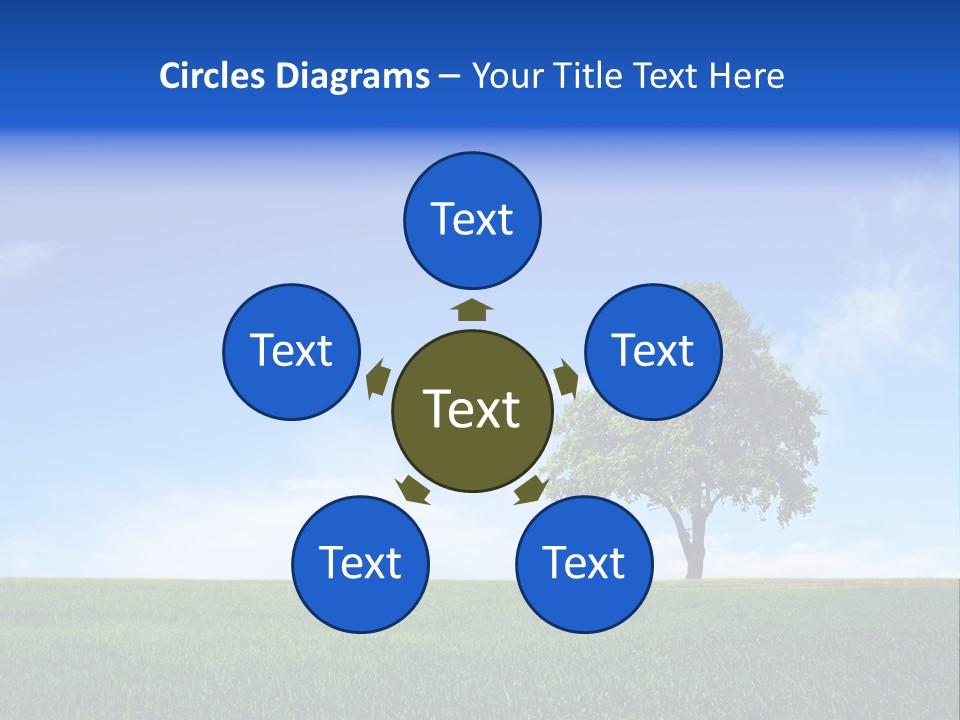 Horizon White Season PowerPoint Template