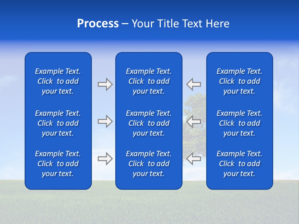 Horizon White Season PowerPoint Template