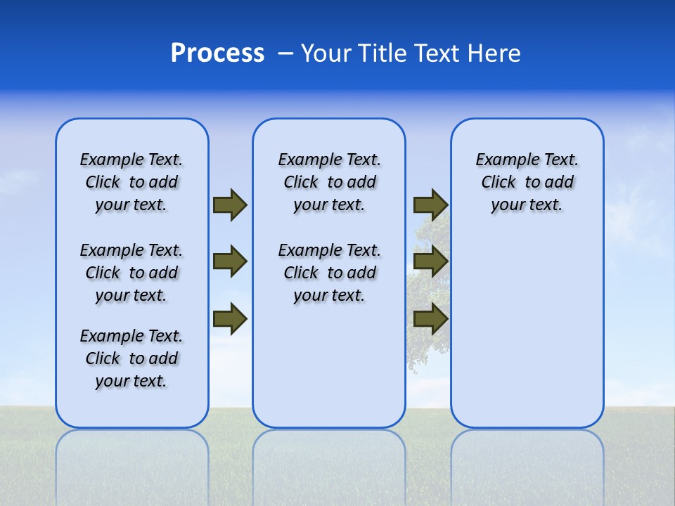 Horizon White Season PowerPoint Template