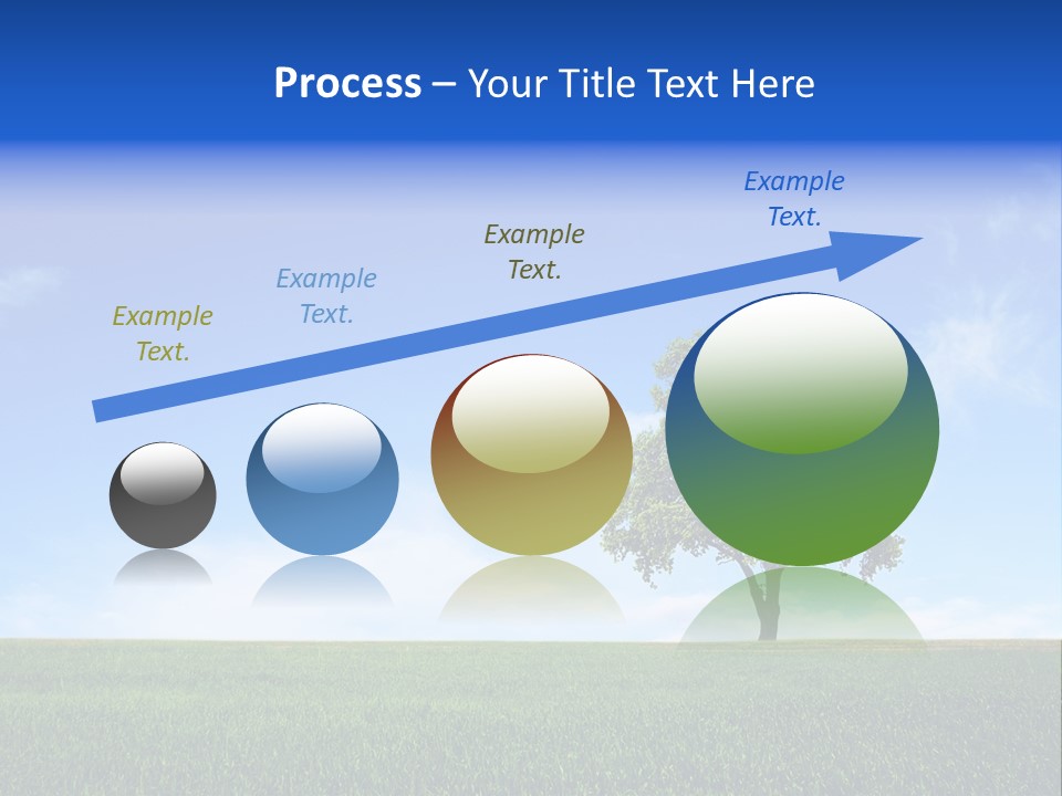 Horizon White Season PowerPoint Template