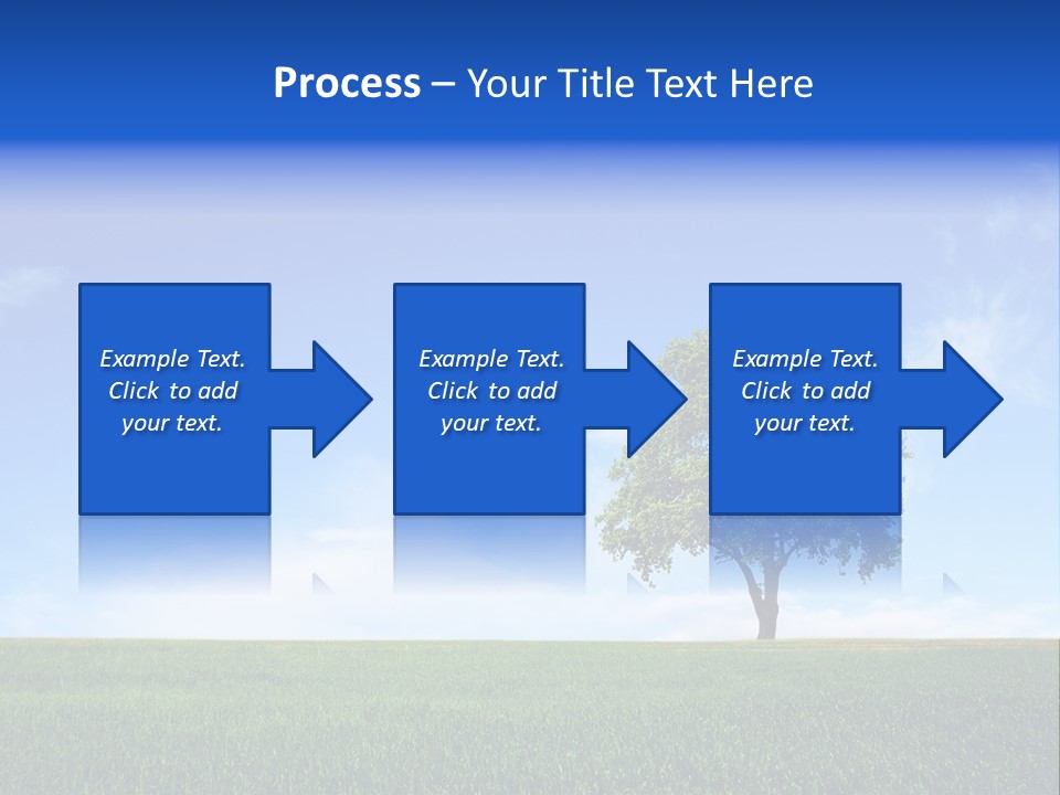 Horizon White Season PowerPoint Template