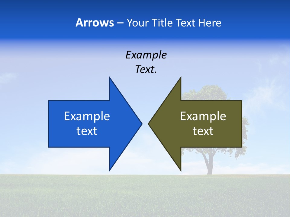 Horizon White Season PowerPoint Template